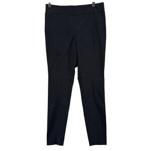 Satinato Legging Pants Womens Black Pull On Stretch Size 4